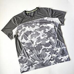 Champion Power Core DuoDry+ Men’s XL Gray Camo Performance Athletic Shirt